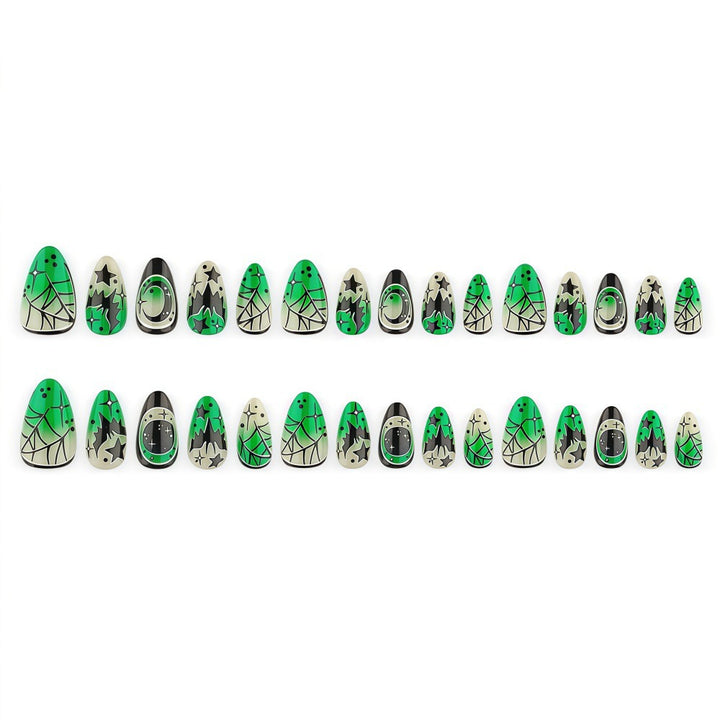 Creative Halloween Design Fake Nails Bowlift
