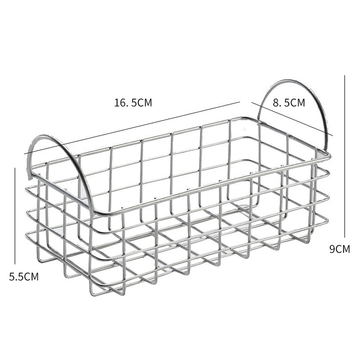 Unisex Wire Storage Basket with Ergonomic Handles Bowlift
