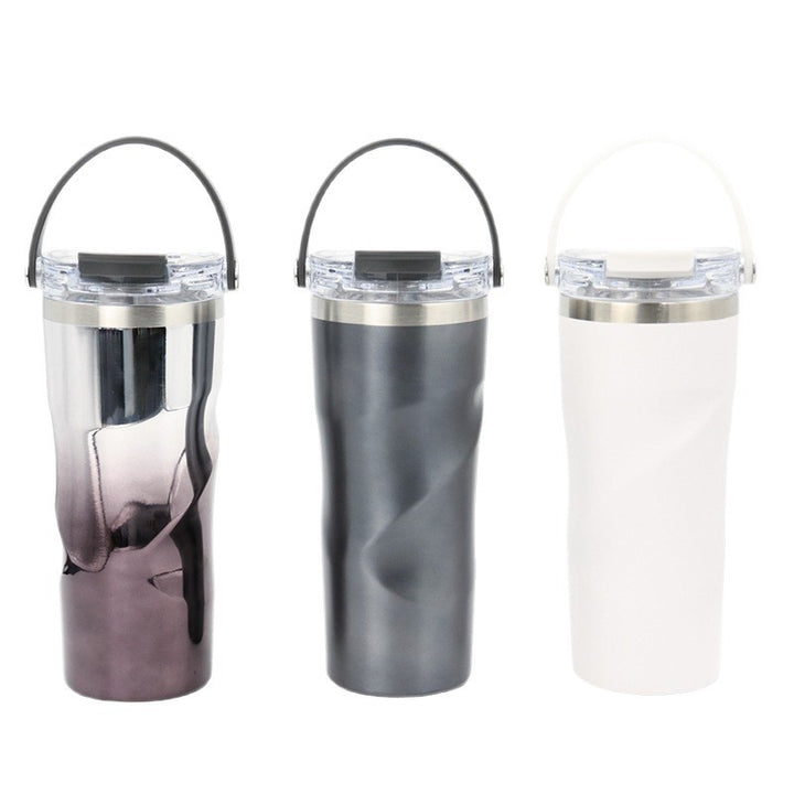 Women's insulated drinking bottle with ergonomic design Bowlift