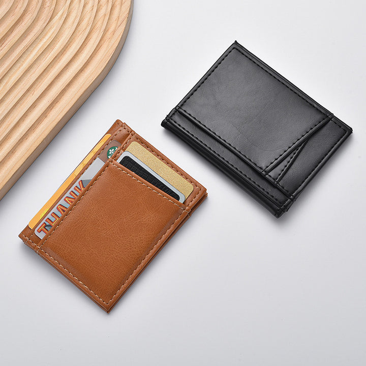 Minimalist Leather Card Wallet Bowlift