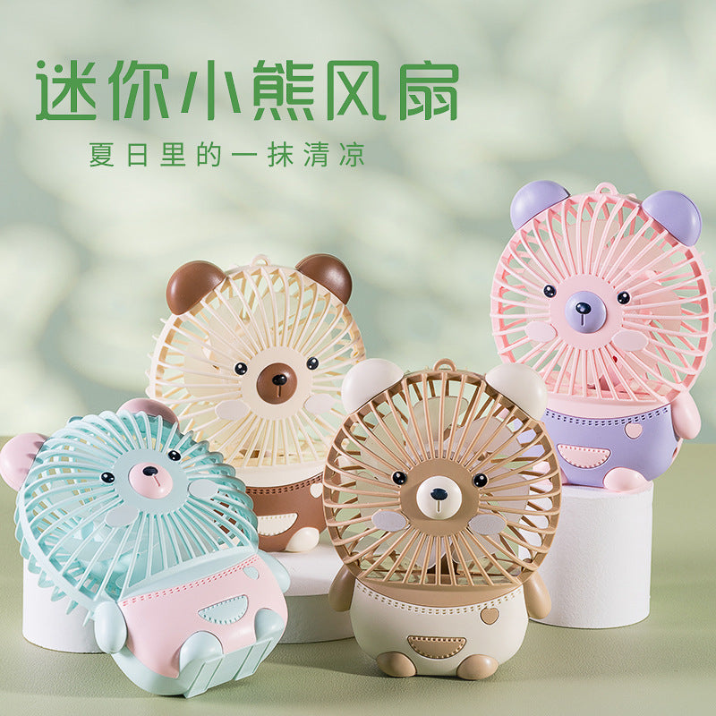 Unisex Mini Hand Fan in cute animal design Bowlift