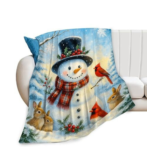 Fun Tropical Pineapple-Themed Fleece Throw Blanket