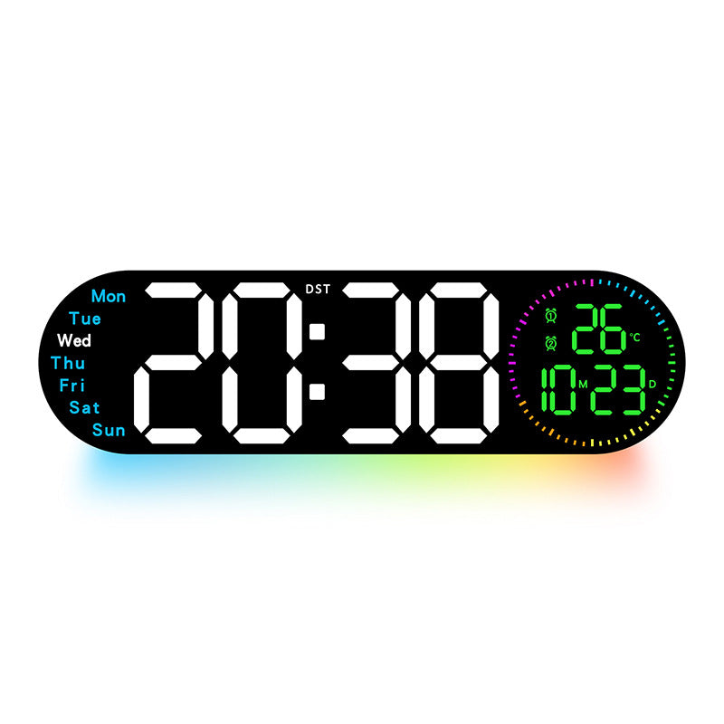 Digital multifunction alarm clock with temperature and weather display Bowlift