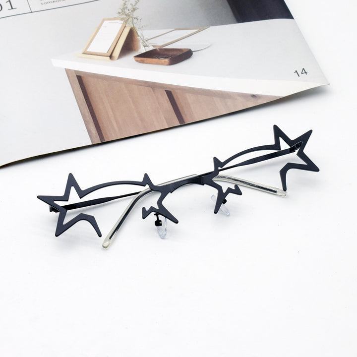 Artistic Star-Shaped Eyewear Bowlift