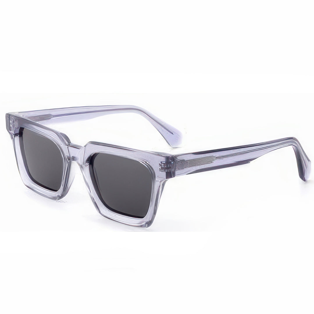 Women's stylish sunglasses in modern design with sturdy, transparent frame Bowlift