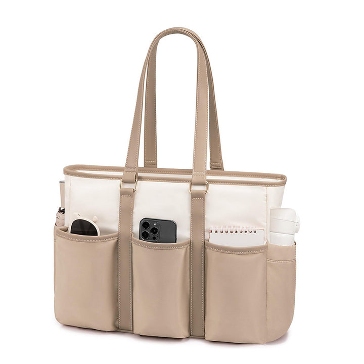 Spacious everyday tote bag with practical outer pockets Bowlift