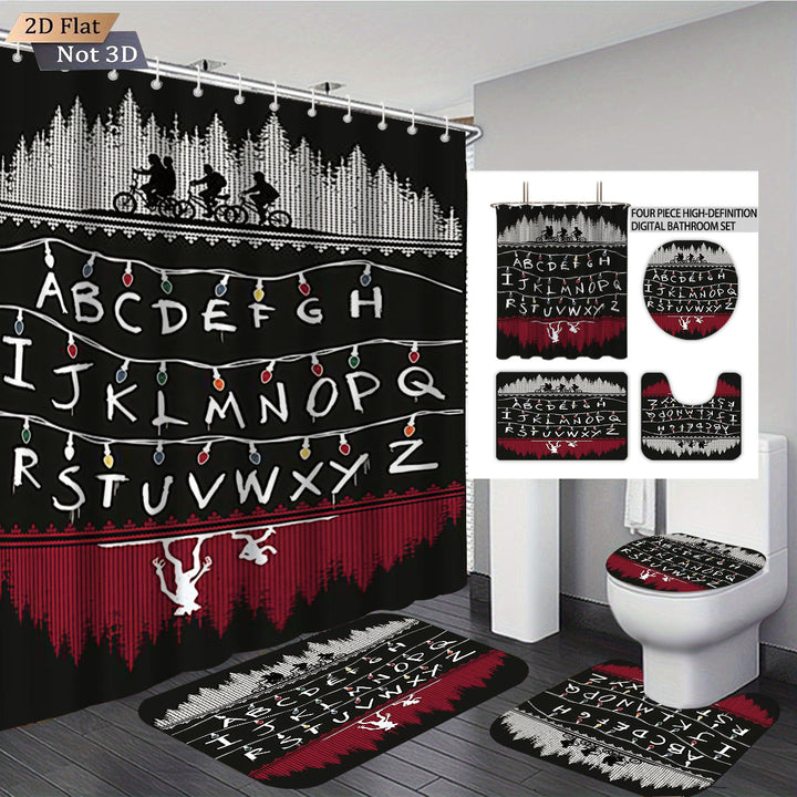 Stranger Things Adventure-Themed Digital Bathroom Set Bowlift