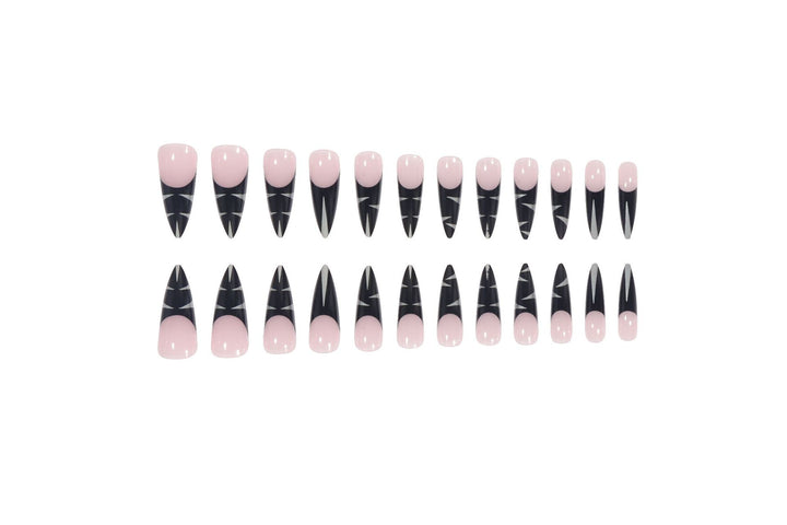 Artistic Stiletto Press-On Nails Bowlift