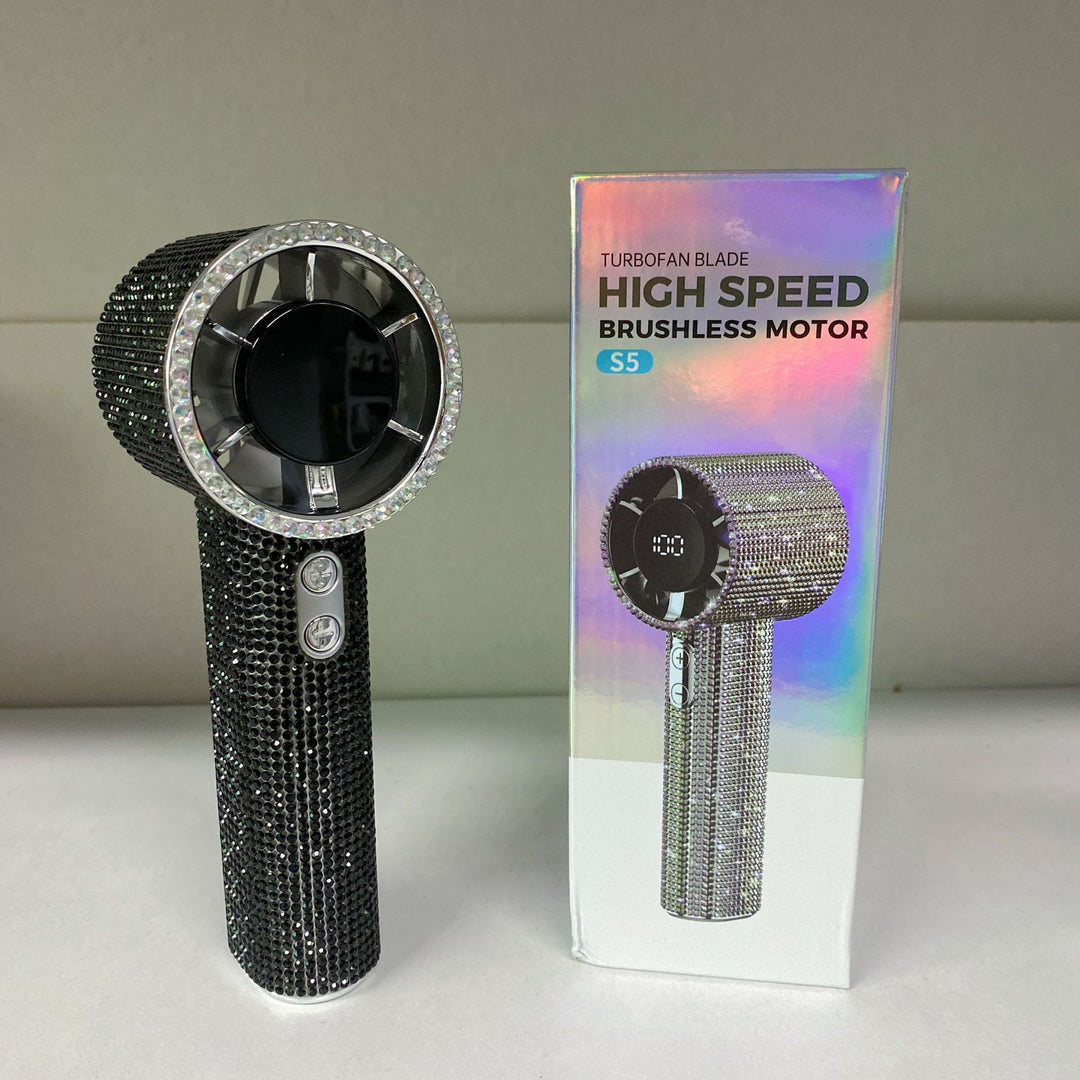 Women's High-Performance Handheld Hair Dryer with Brilliant Accents Bowlift