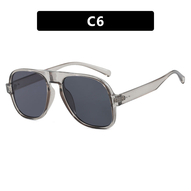 Women's fashionable square sunglasses with sturdy UV protection Bowlift