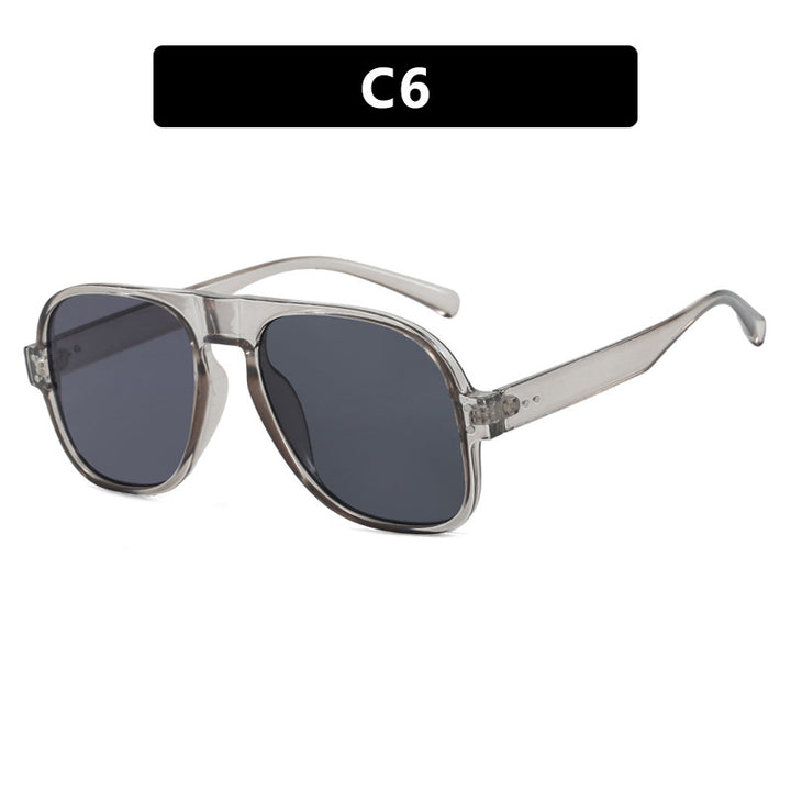 Women's fashionable square sunglasses with sturdy UV protection Bowlift