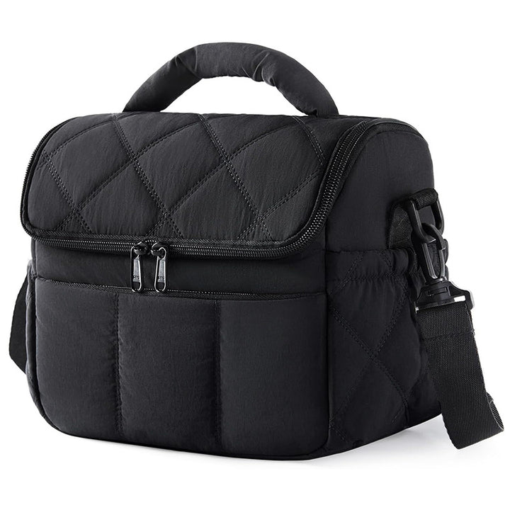 Quilted Insulated Lunch Bag