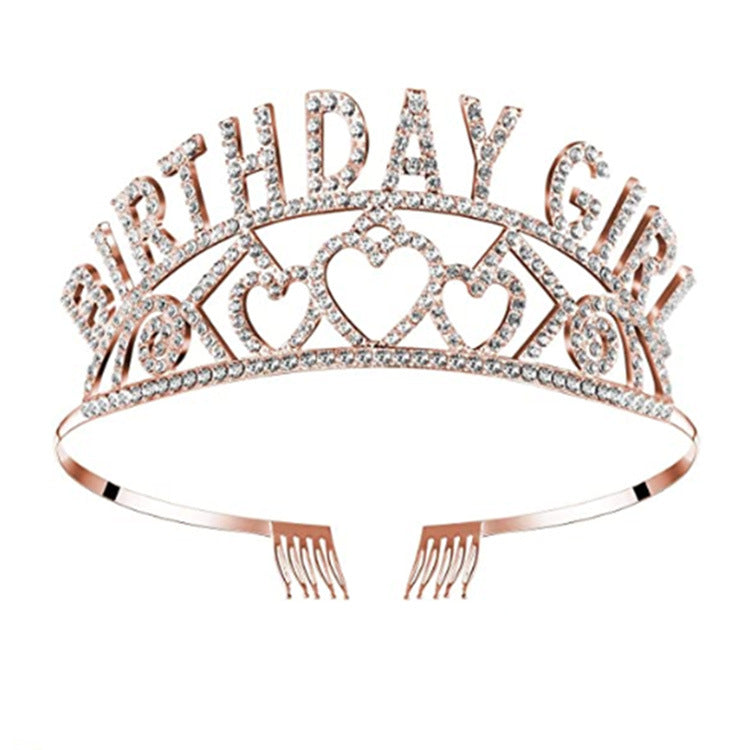 Ladies Glittering Birthday Crown Bowlift