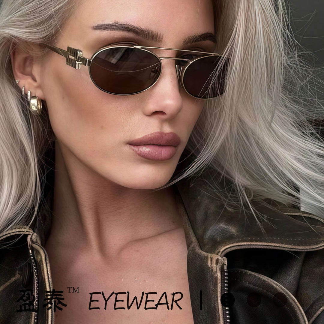 Women’s fashionable glasses with elegant metal frame and unique design Bowlift