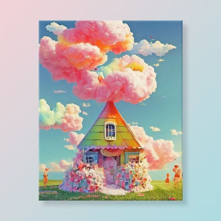 Whimsical Fantasy Landscape Canvas Art Bowlift