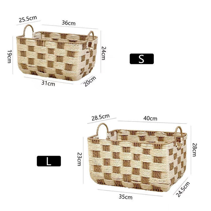 Natural Fiber Storage Basket Bowlift