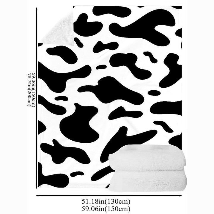 Cozy Animal Print Fleece Throw Blanket