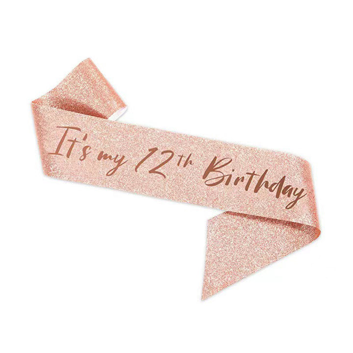 Ladies Festive 10th Birthday Decoration Ribbon Bowlift