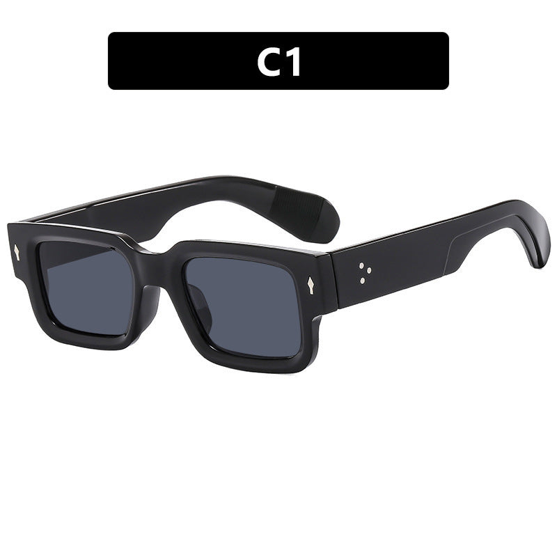 Women's fashionable square sunglasses in striking tortoiseshell design Bowlift