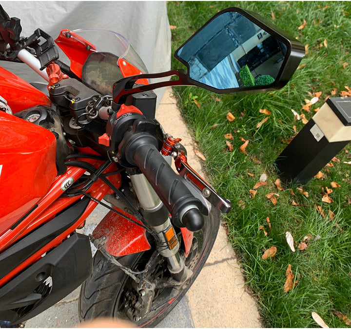 Adjustable Motorcycle Side View Mirror Bowlift