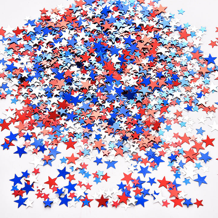 Unisex nan decorative star confetti made of high-quality metallic foil in mixed shapes and sizes Bowlift