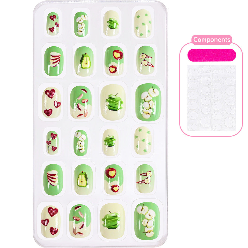 Creative Cartoon-Themed Press-On Nail Collection Bowlift