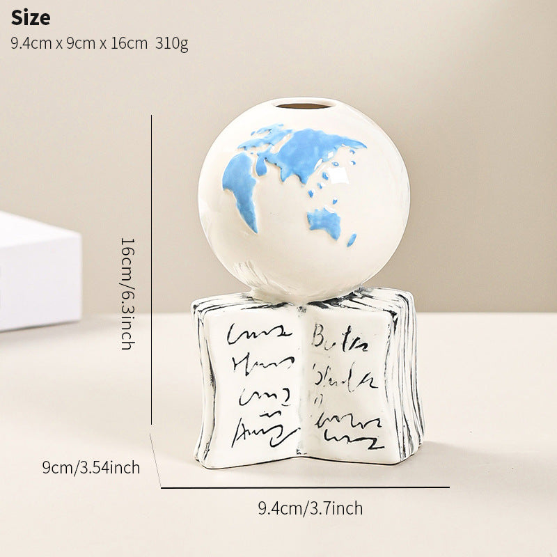 Elegant Ceramic Globe Bank Bowlift