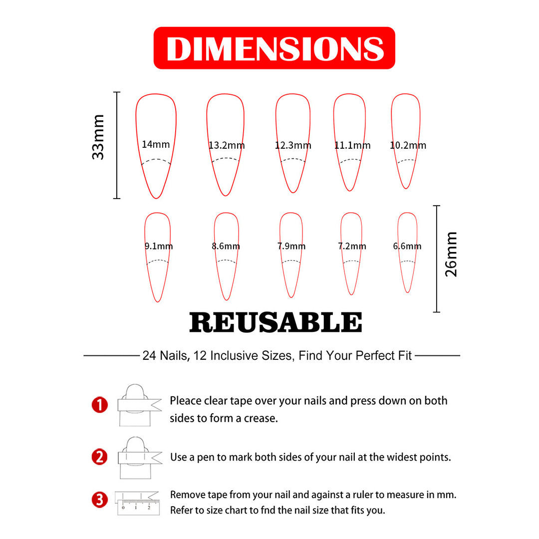 Artificial nails with elegant design Bowlift