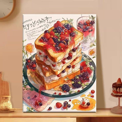 Gourmet Dessert-Themed Wall Art Bowlift