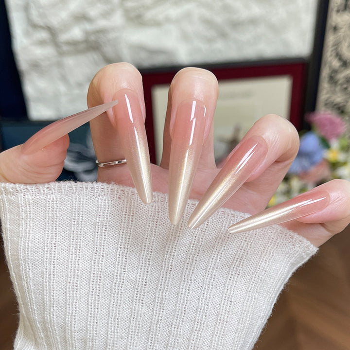 Glamorous Stiletto Press-On Nail Extensions Bowlift