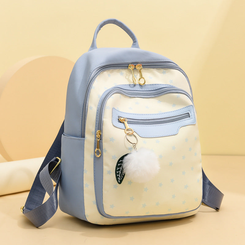 Chic Star Patterned Backpack Bowlift