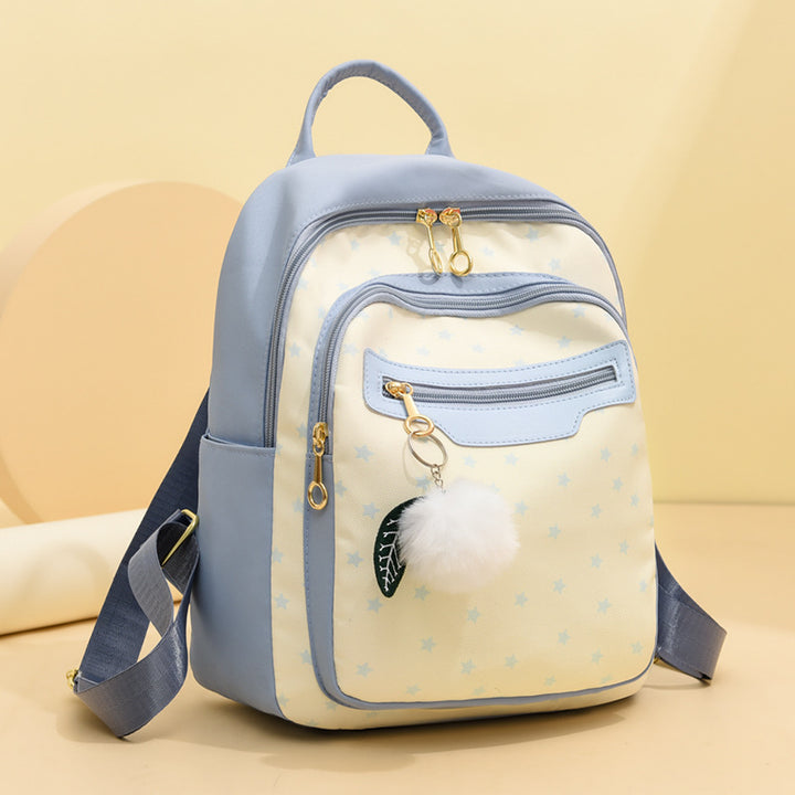 Chic Star Patterned Backpack Bowlift