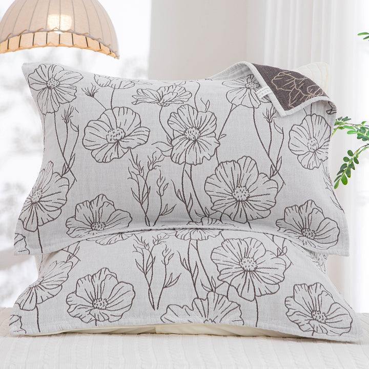 Women Decorative Pillow with Floral Pattern and High-Quality Cotton Bowlift