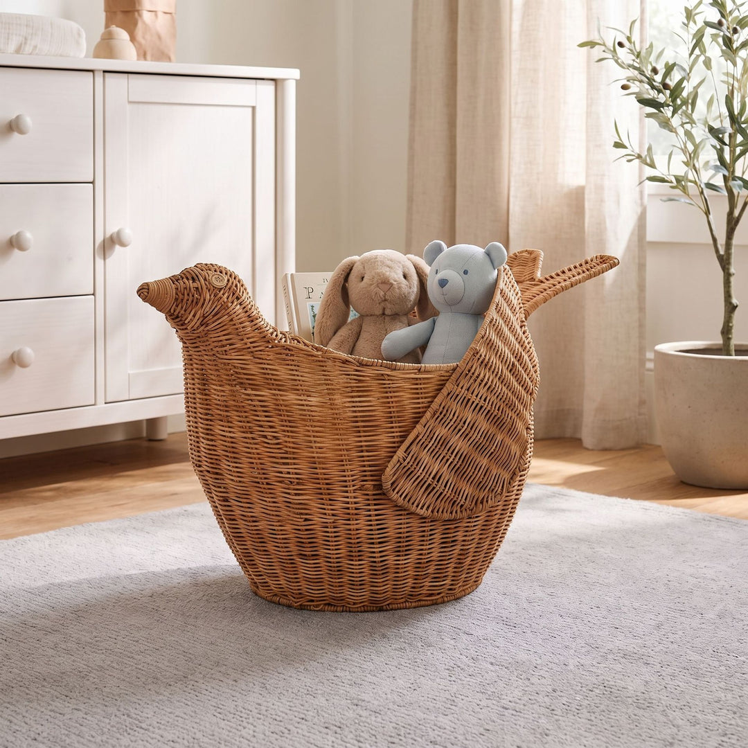 Playful basket in bird design Bowlift