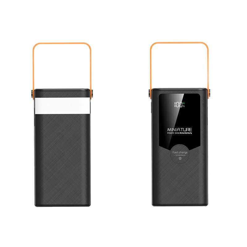 Portable Mini Powerbank with Fast Charging Function and Integrated Carrying Handle Bowlift
