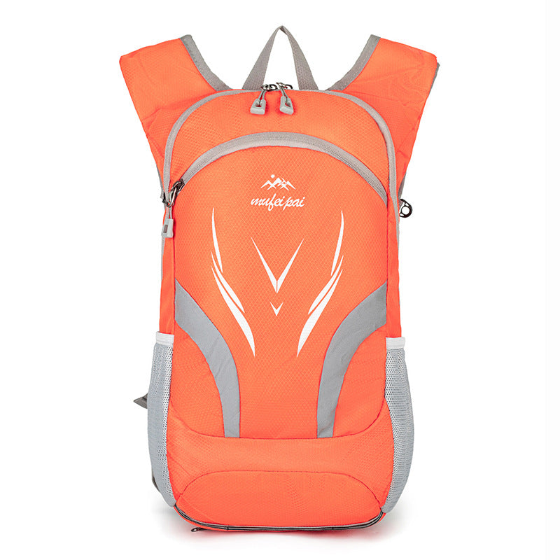 Unisex nan lighter hydration backpack with integrated hydration system breathable mesh back and side mesh outer pockets Bowlift