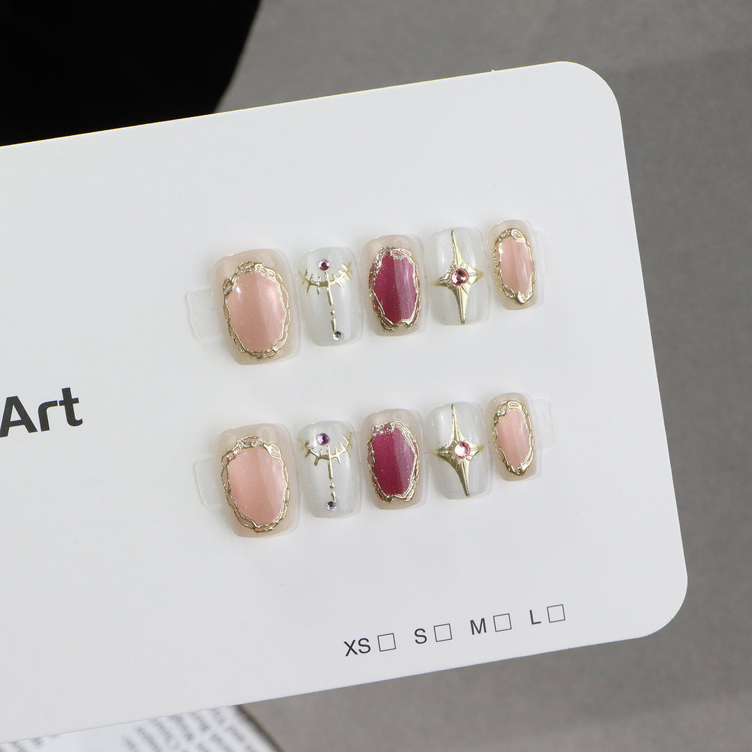 Luxury Press-On Nail Art Bowlift