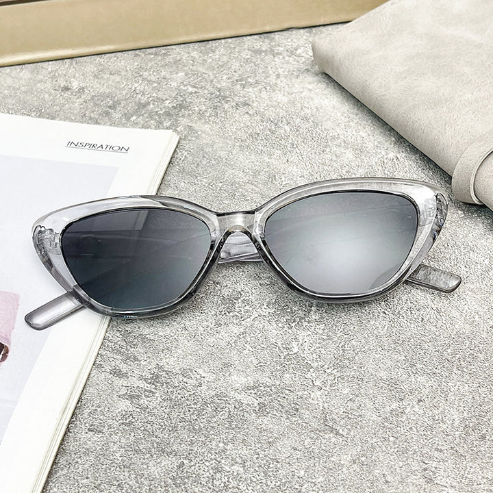 Women's Cat-Eye Sunglasses with UV Protection and Durable Frame Bowlift