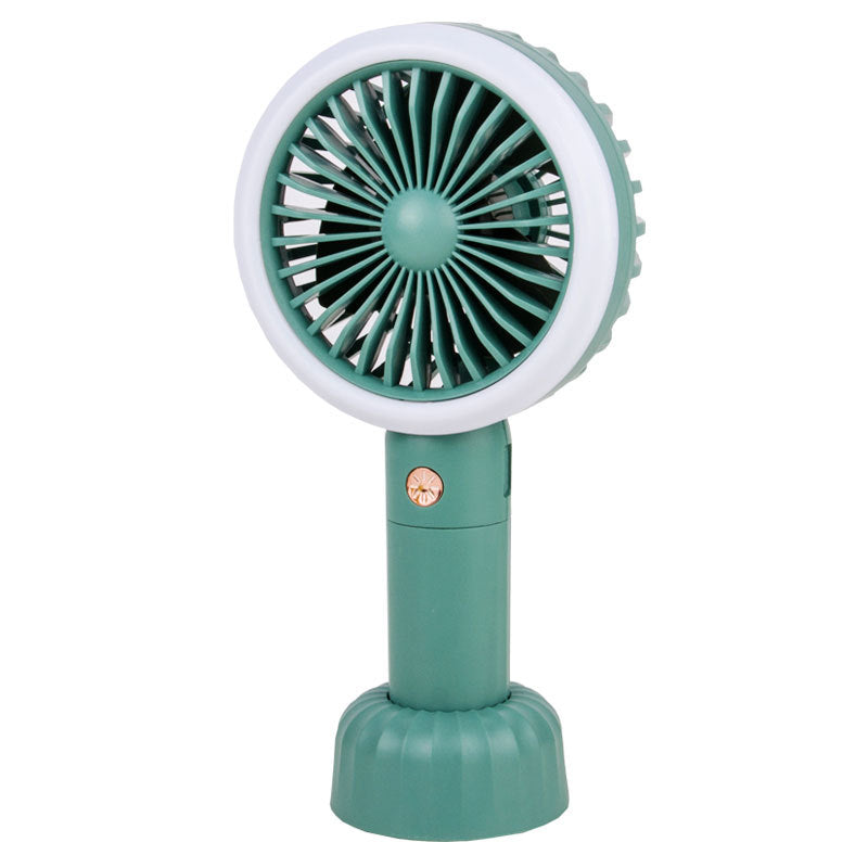 Women's portable hand fan with ergonomic handle and USB charging function Bowlift