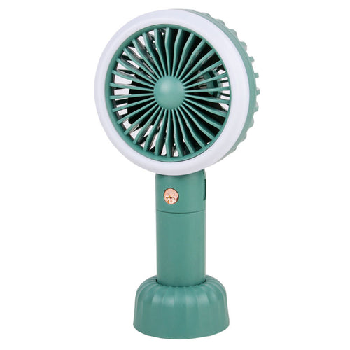 Women's portable hand fan with ergonomic handle and USB charging function Bowlift