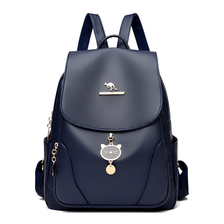 Fashionable Cat-Themed Backpack