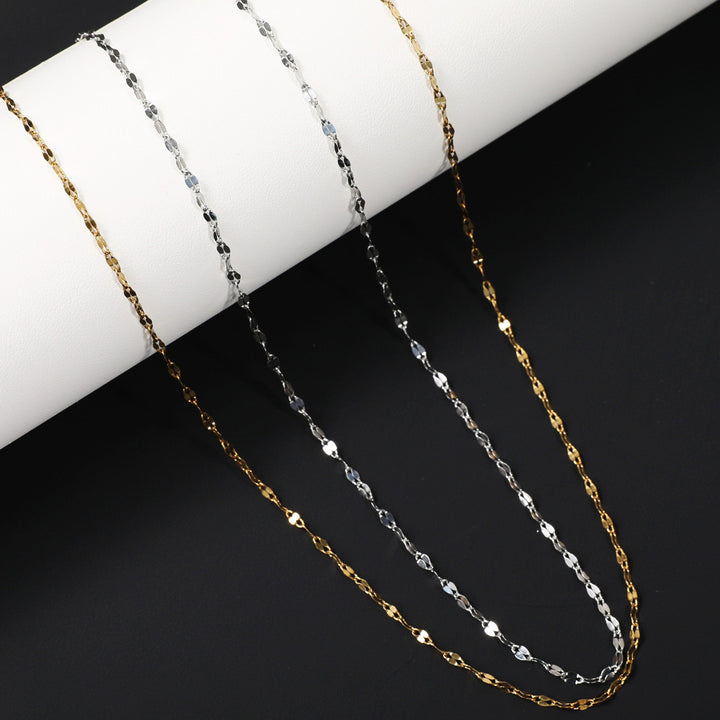 Elegant Interlaced Chain Necklace Bowlift