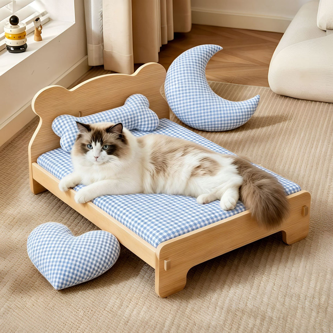 Women’s Luxury Cat Bed with Ergonomic Cushion Bowlift