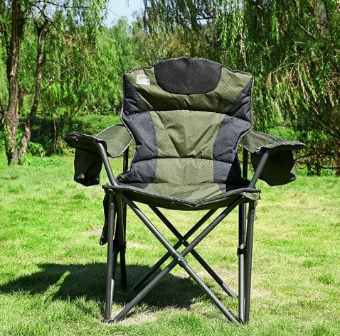 Ladies Camping Chair with Ergonomic Backrest Bowlift
