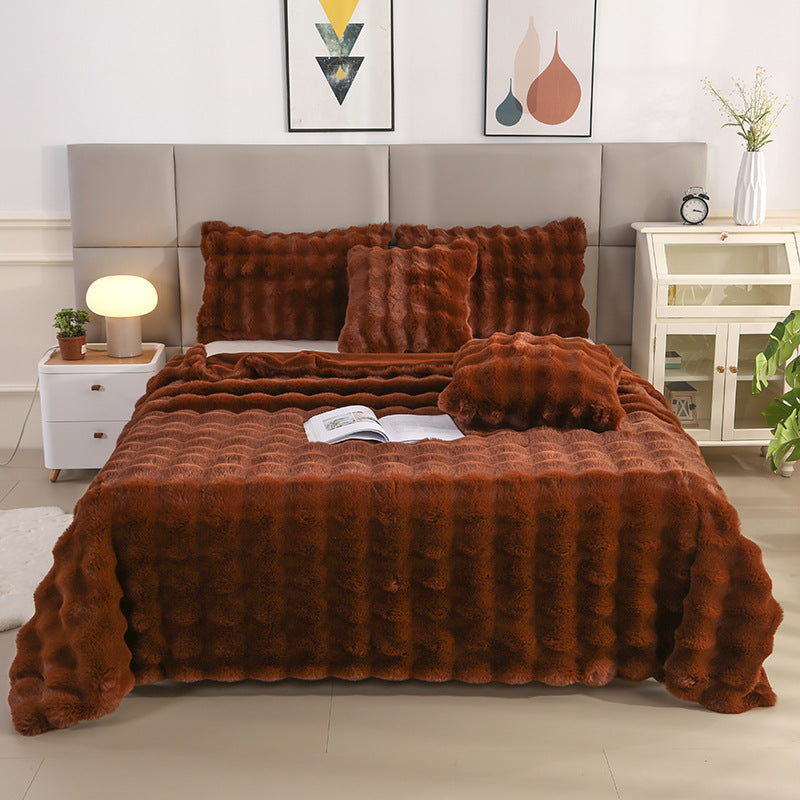 Luxury Fuzzy Faux Fur Blanket