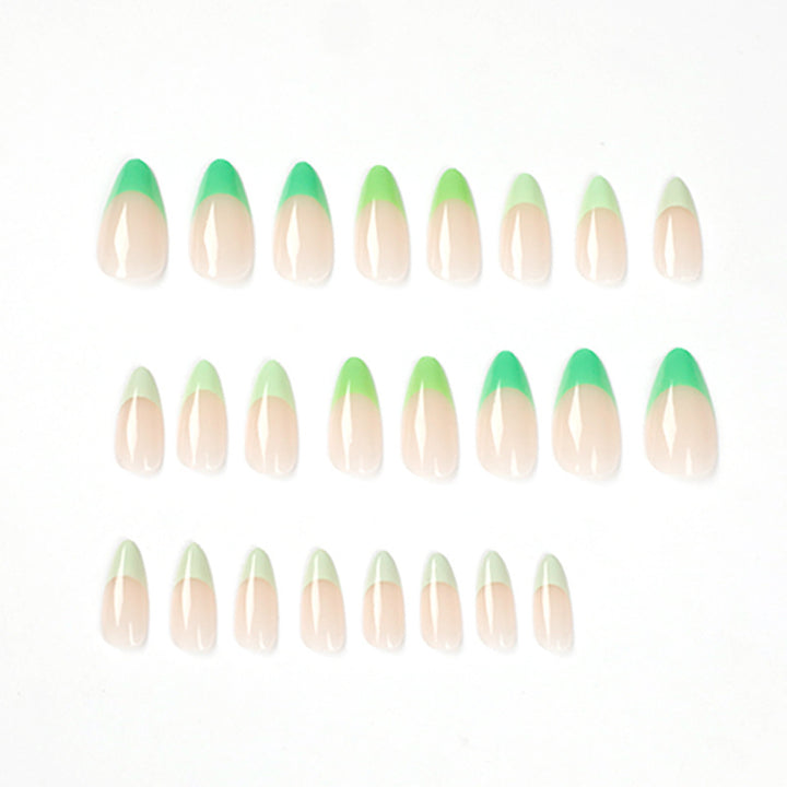 Artful nail extensions with trendy ombre color Bowlift
