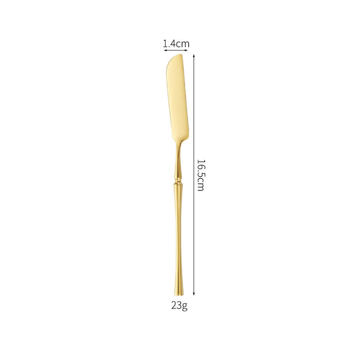 Luxurious and Elegant Dessert Knife with Precision Blade Bowlift