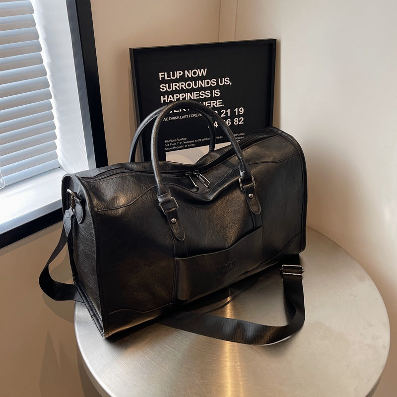 High-quality leather travel bag Bowlift