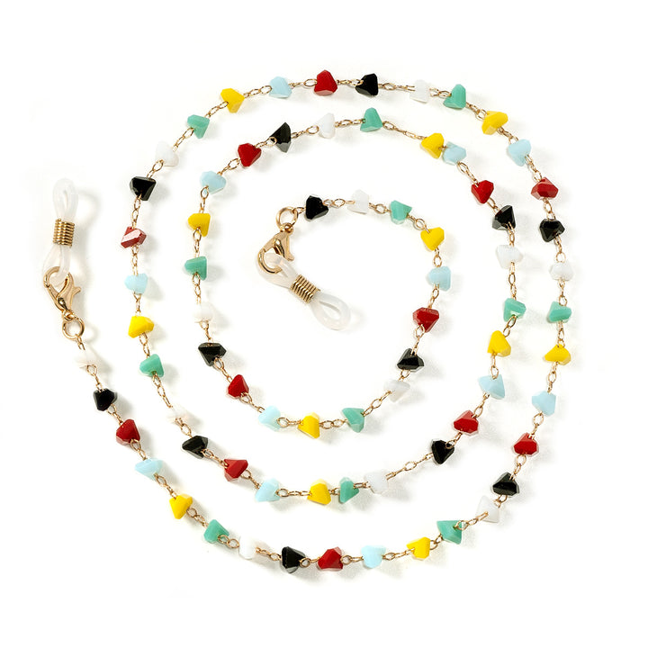 Chic Gemstone-Style Eyewear Chain Bowlift