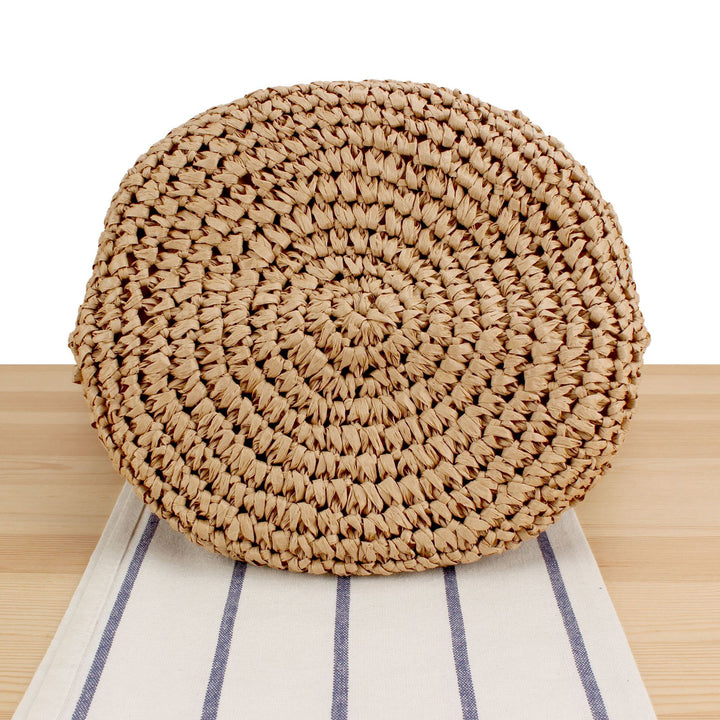 Handmade Crocheted Shoulder Bag In Modern Design Bowlift